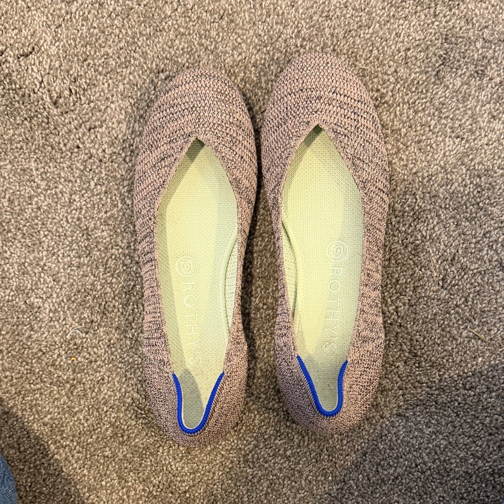 Rothy's Women's Brown and Blue Flats